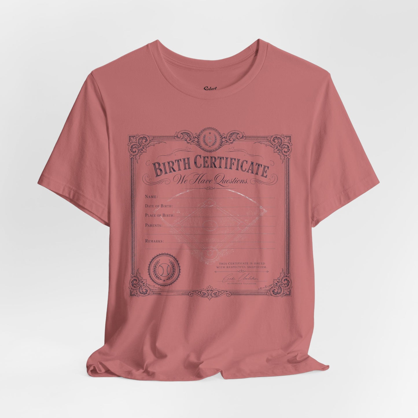 Birth Certificate T-Shirt