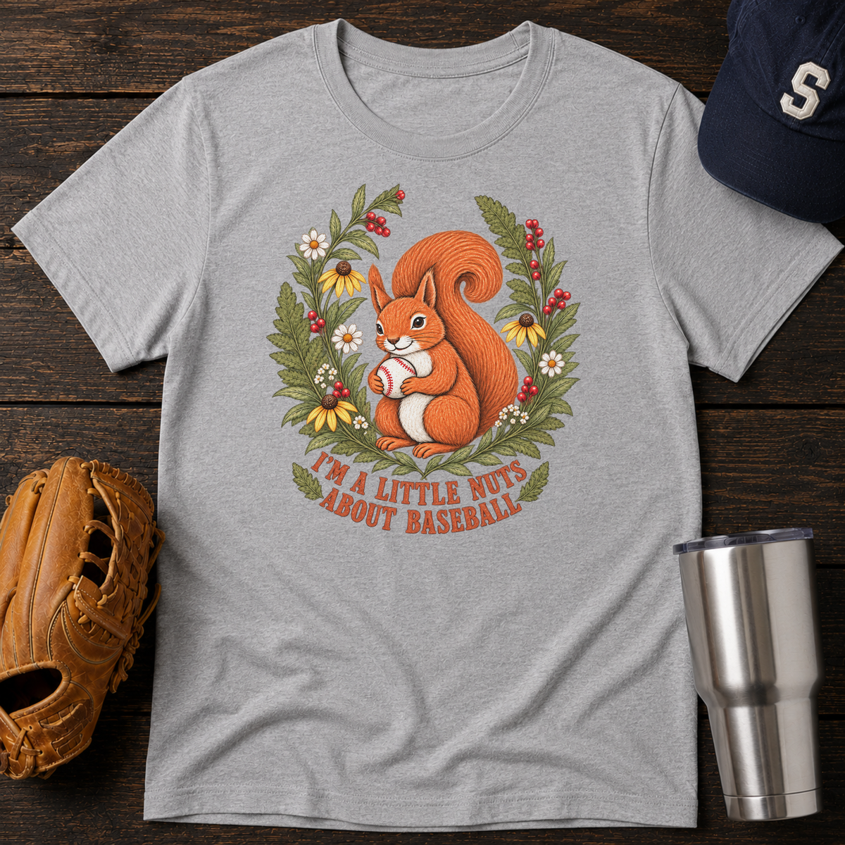 Nuts About Baseball T-Shirt