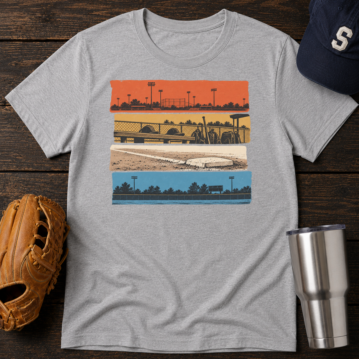Ballpark Stripes T-Shirt
