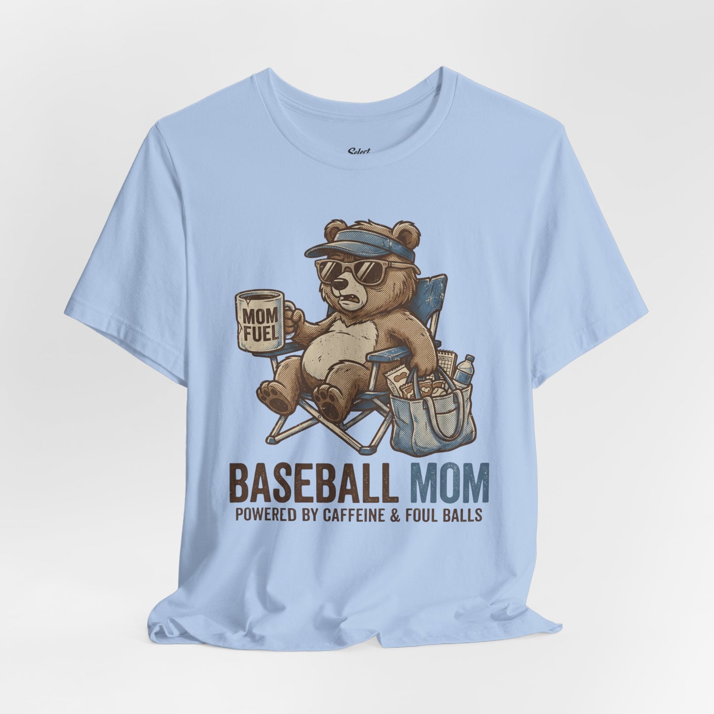 Baseball Mom Bear T-Shirt