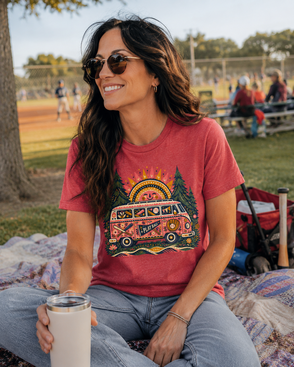 Play Ball Van T-Shirt