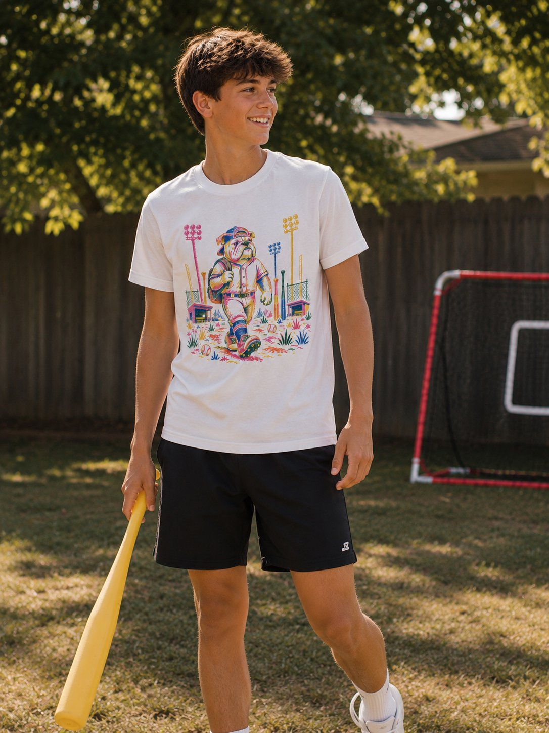 Neon Bulldog T-Shirt
