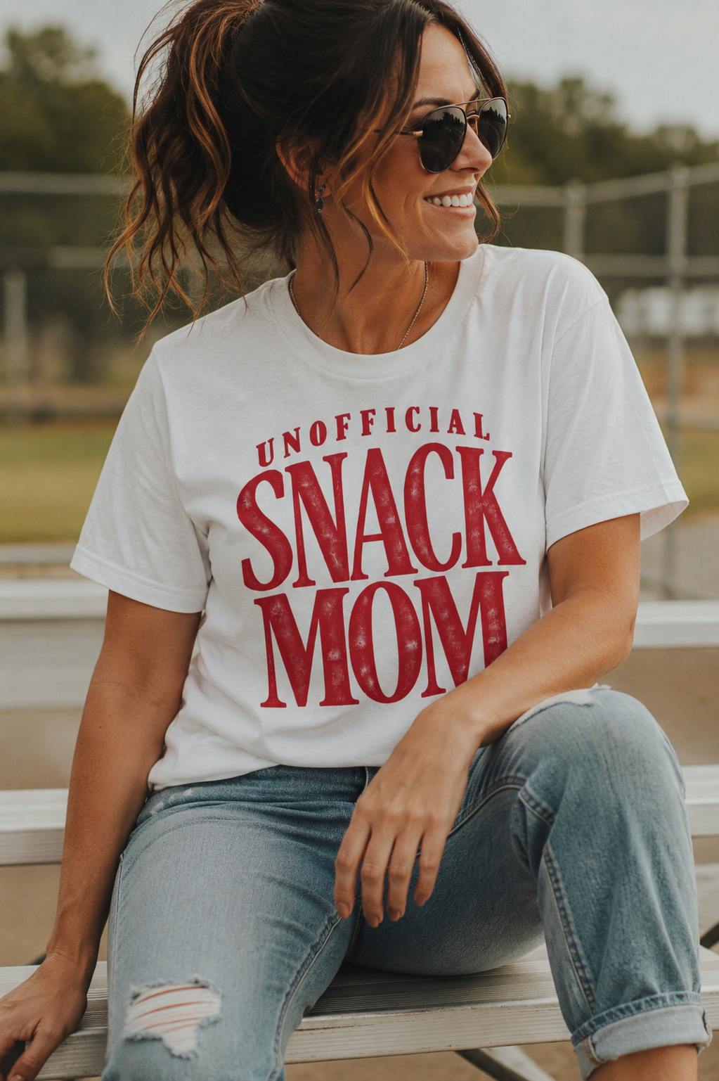 Unofficial Snack Mom T-Shirt