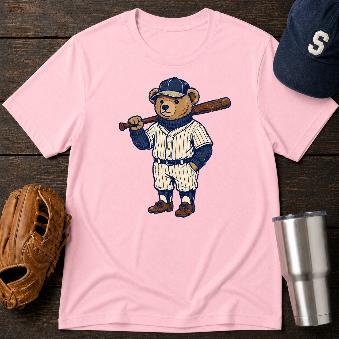 Classic Baseball Bear T-shirt