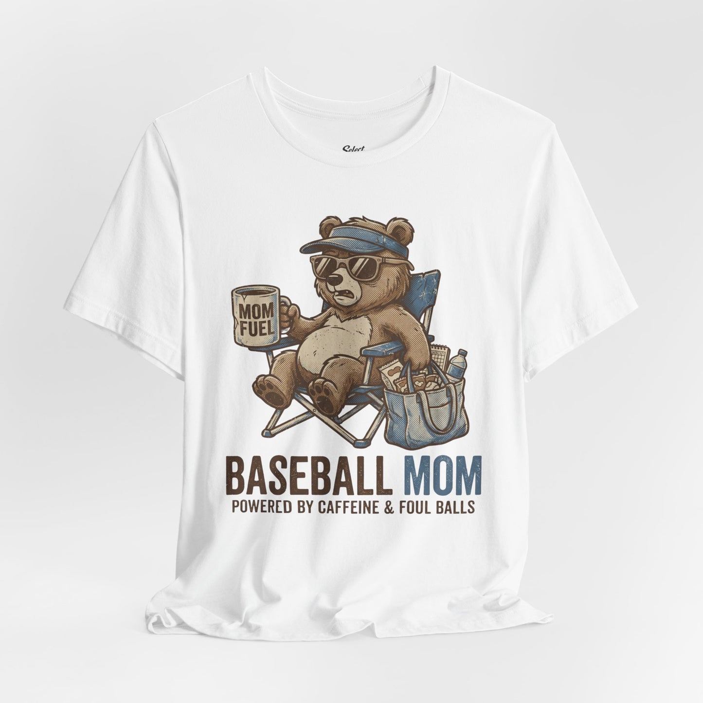 Baseball Mom Bear T-Shirt