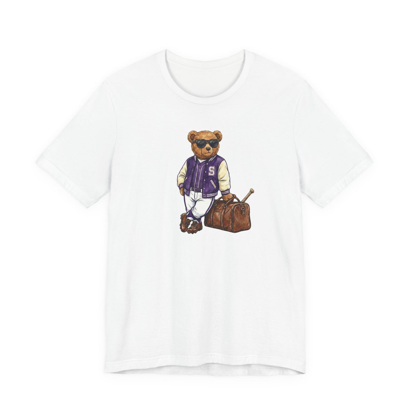 Purple Travel Bear T-Shirt