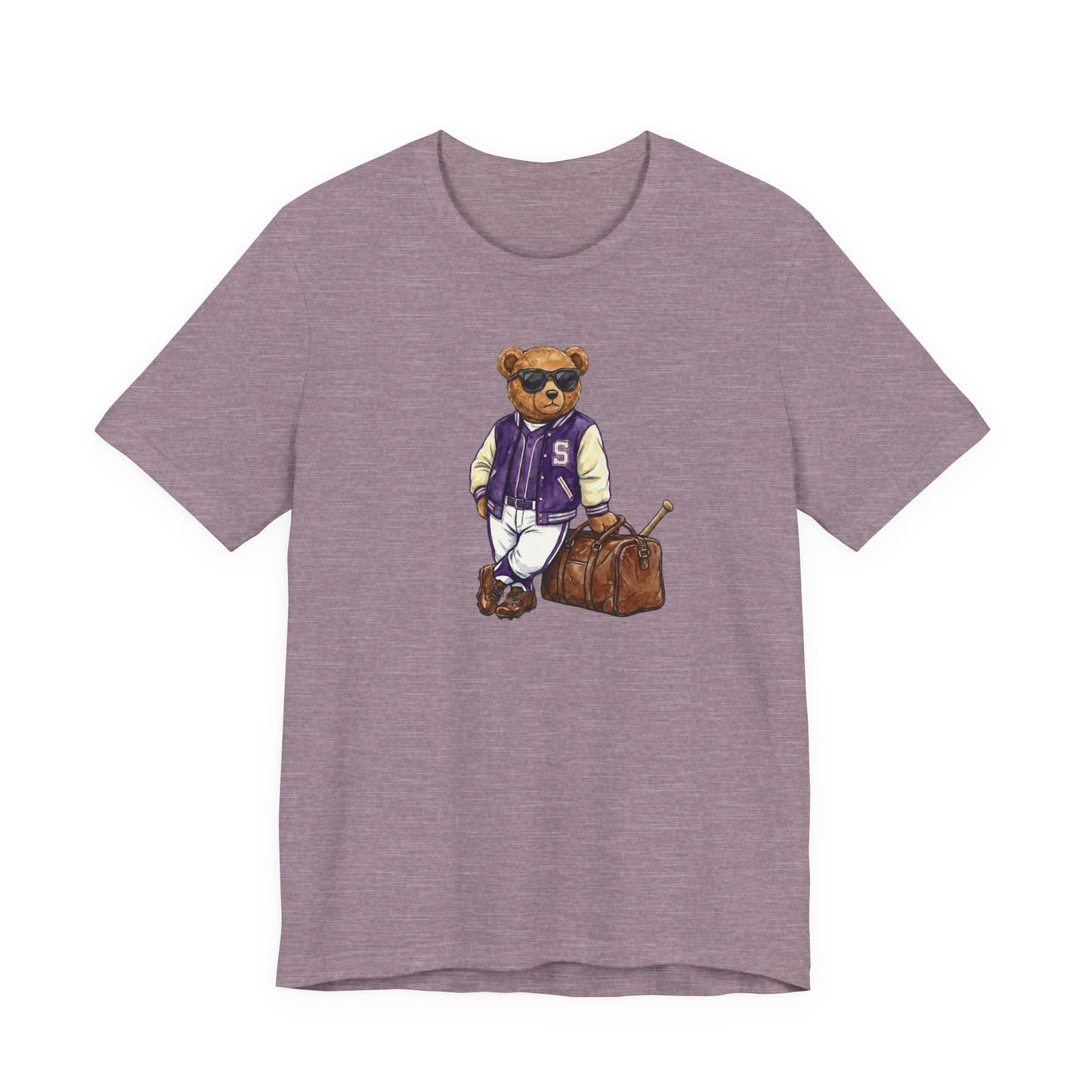 Purple Travel Bear T-Shirt