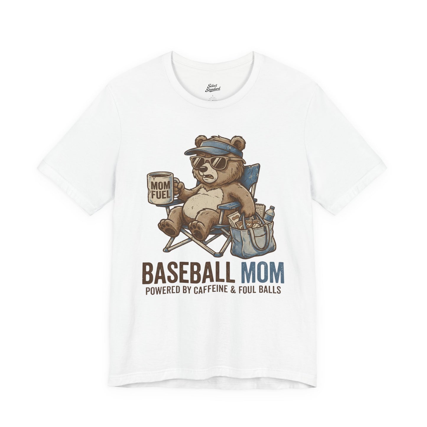 Baseball Mom Bear T-Shirt