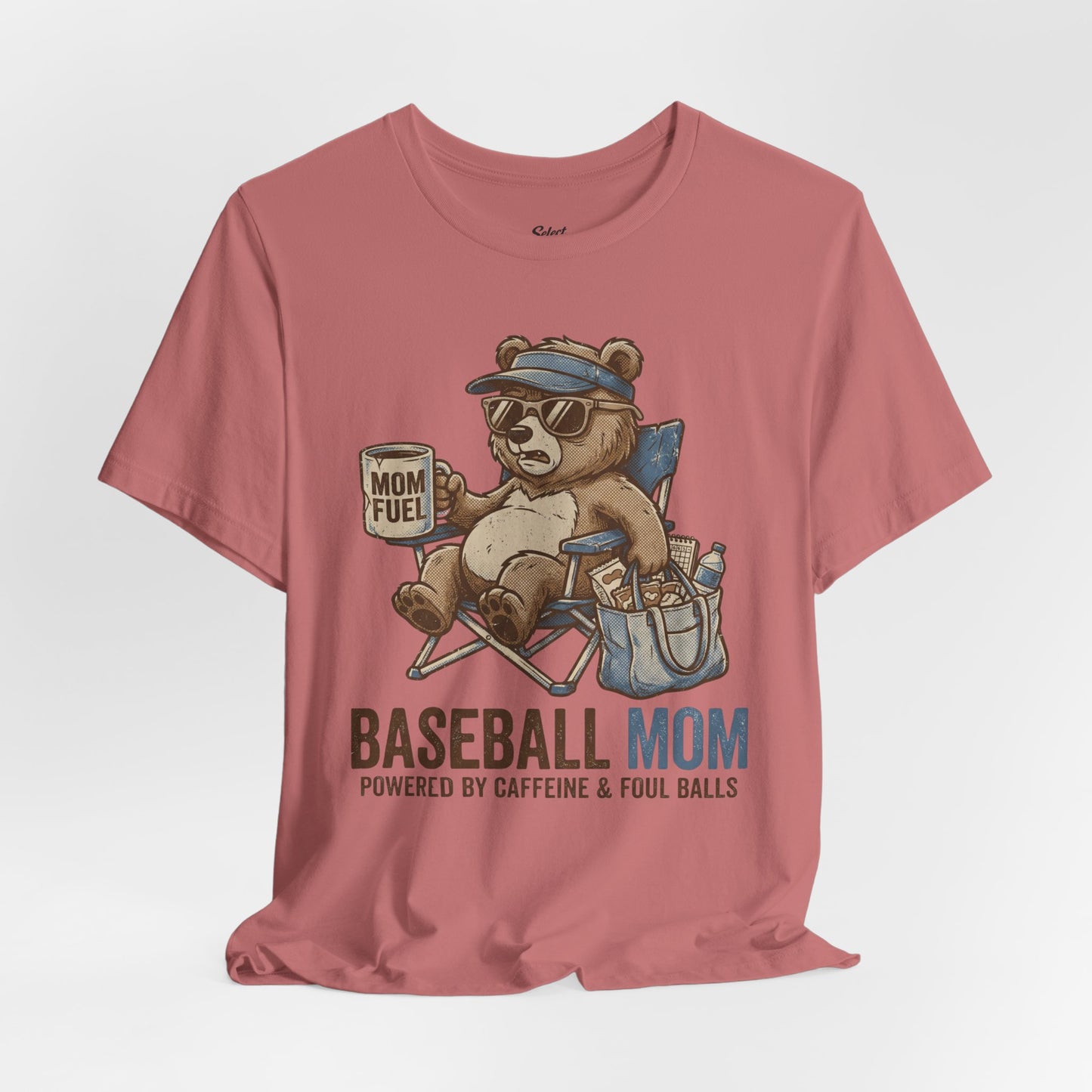 Baseball Mom Bear T-Shirt