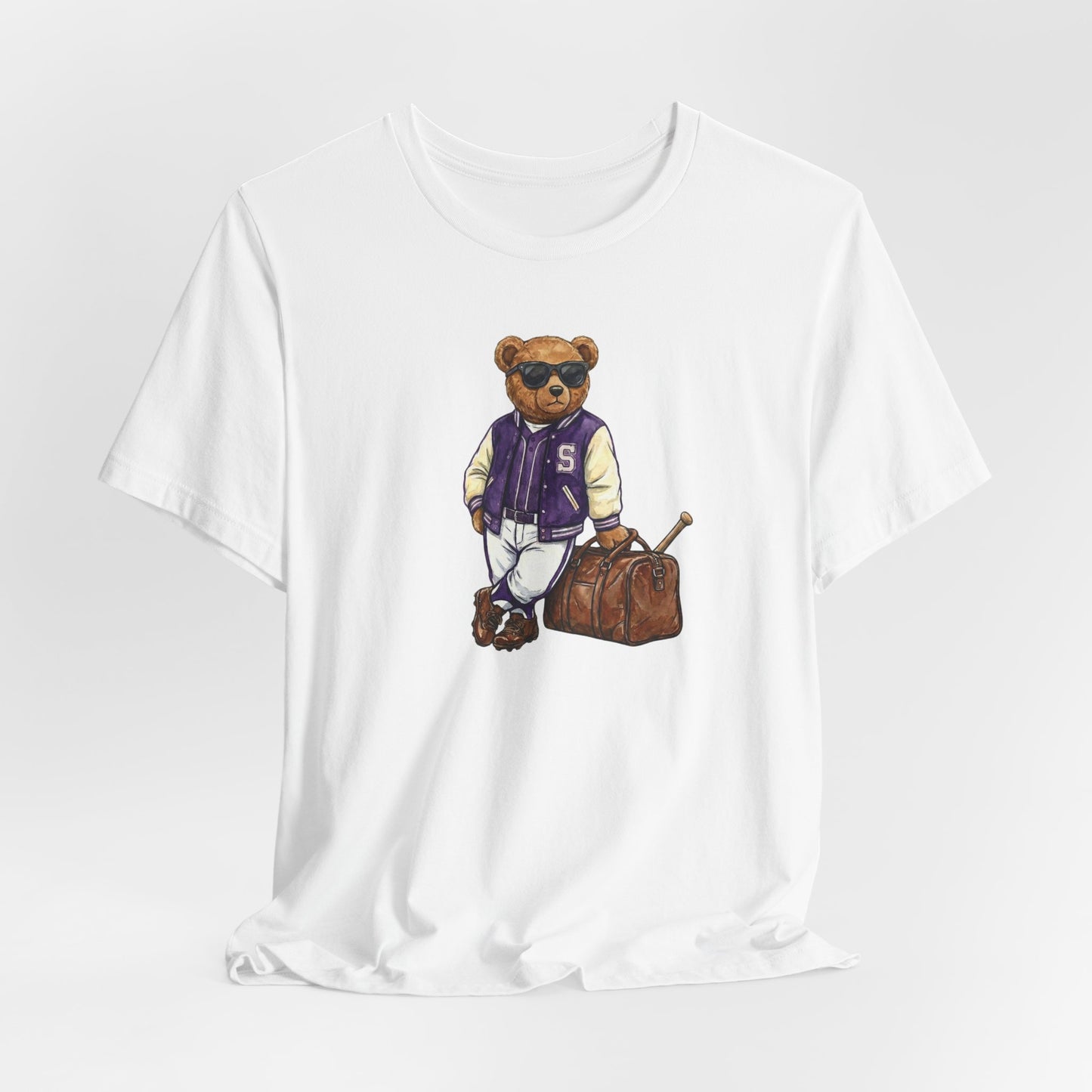 Purple Travel Bear T-Shirt