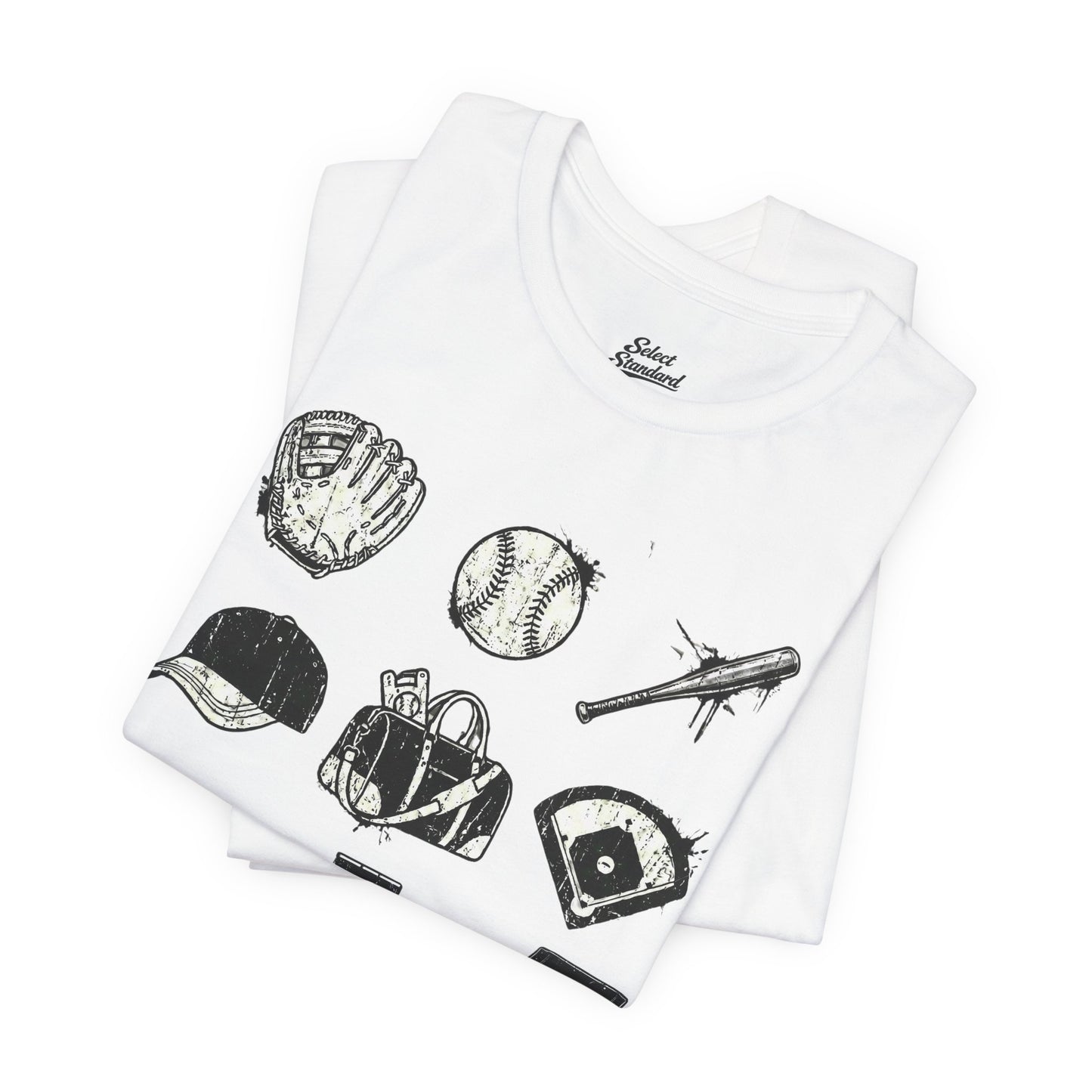 Baseball Grunge Icons T-shirt