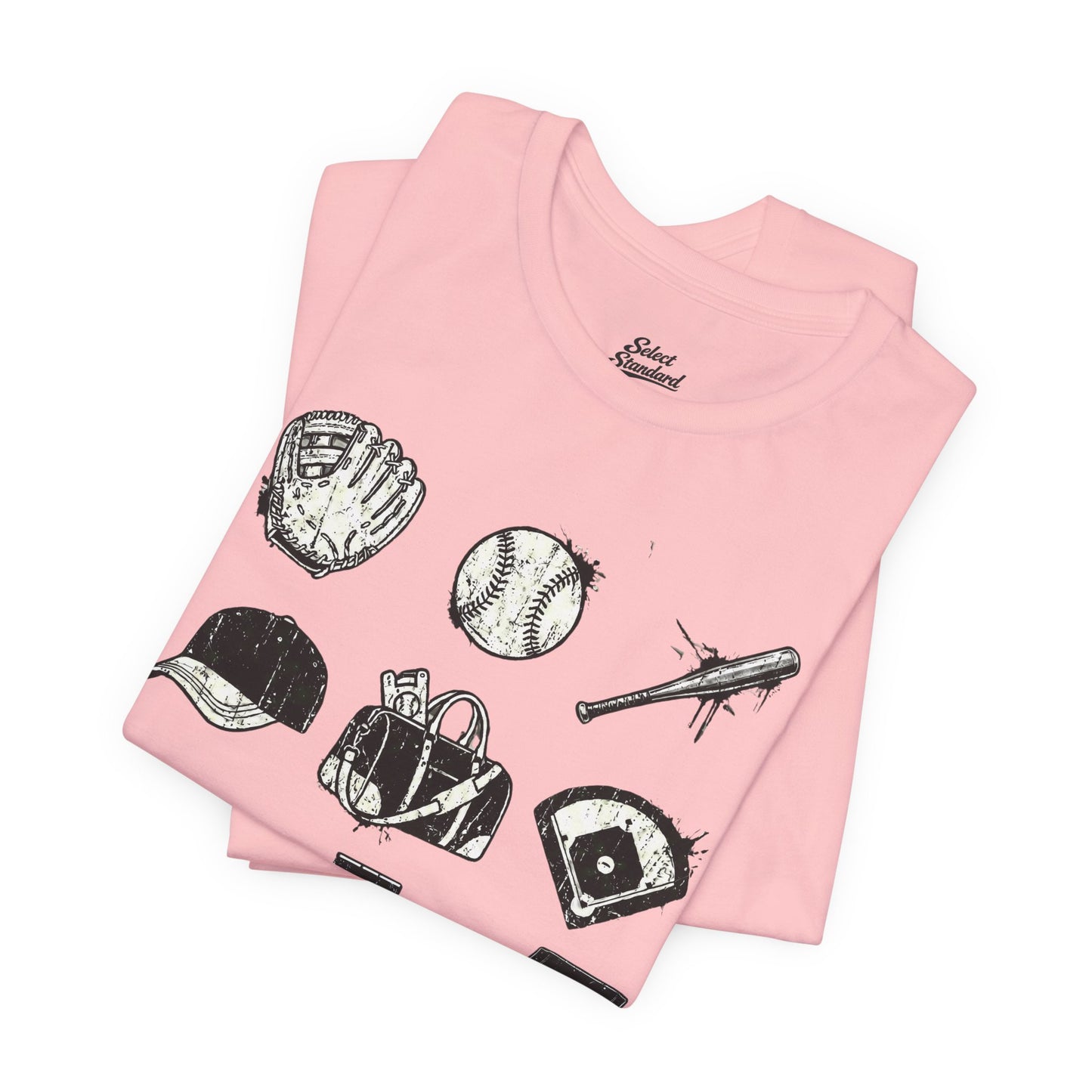 Baseball Grunge Icons T-shirt