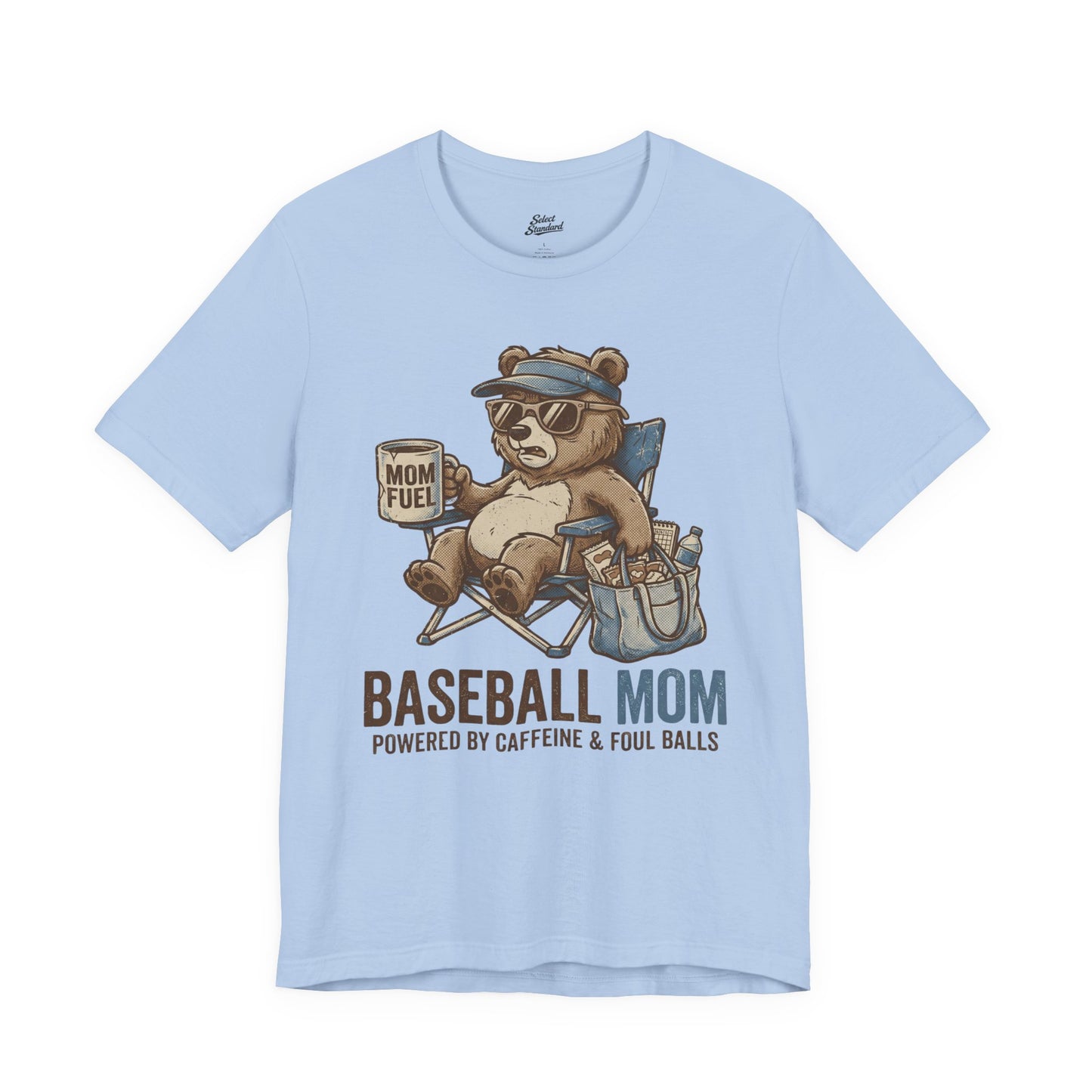 Baseball Mom Bear T-Shirt