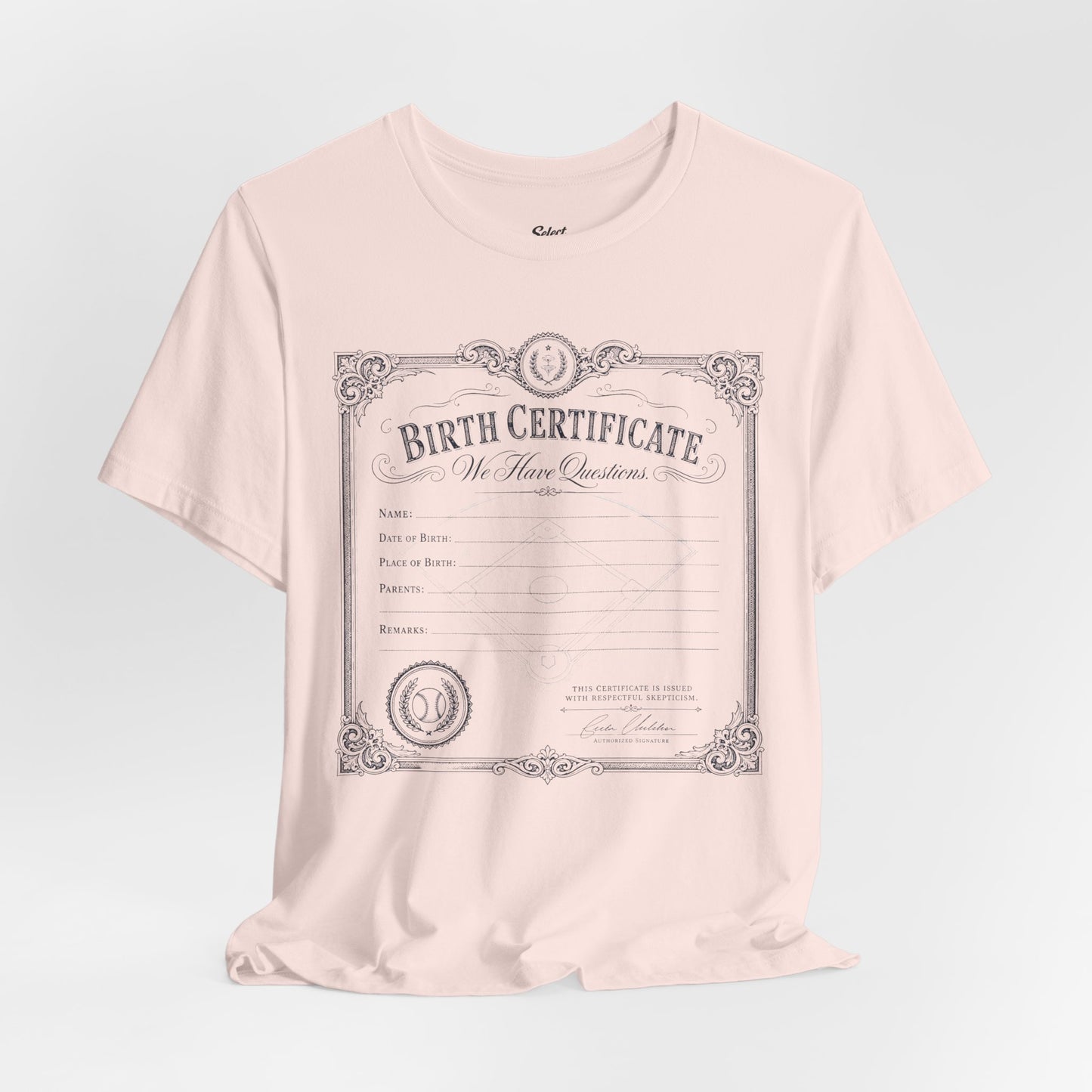 Birth Certificate T-Shirt