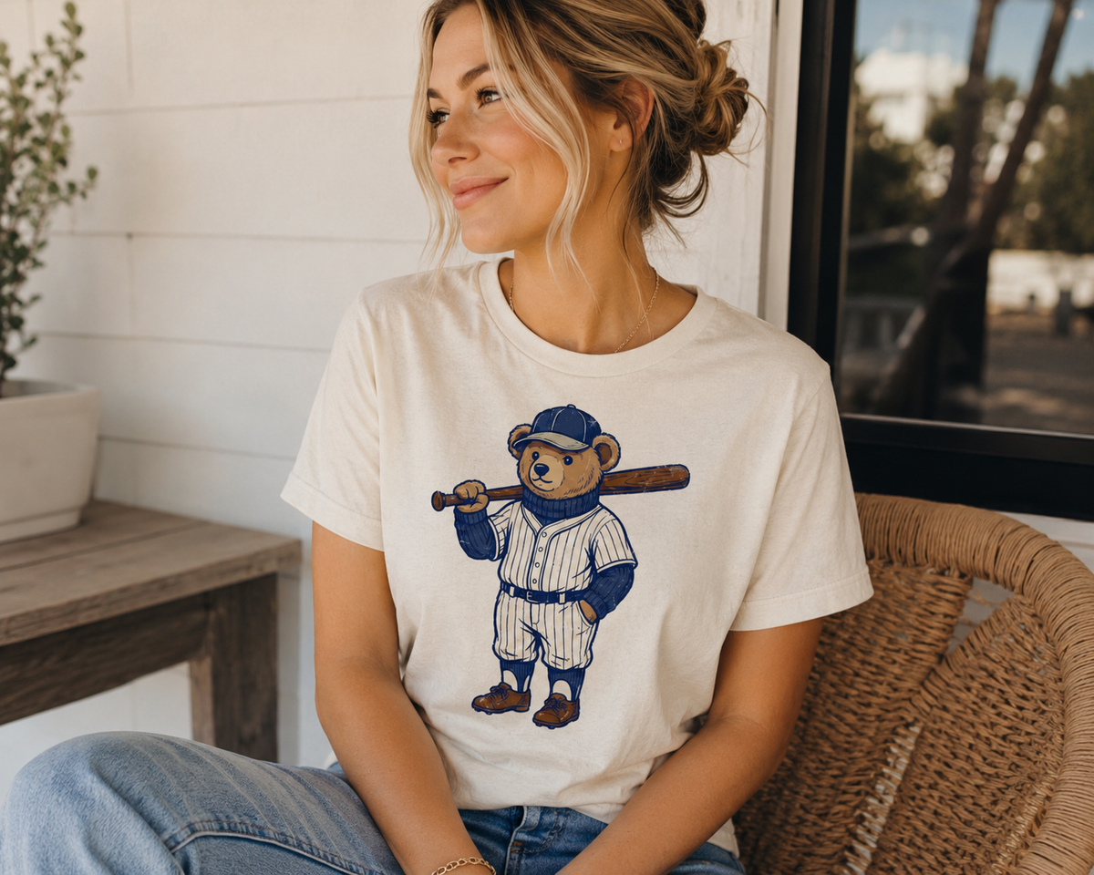 Classic Baseball Bear T-shirt