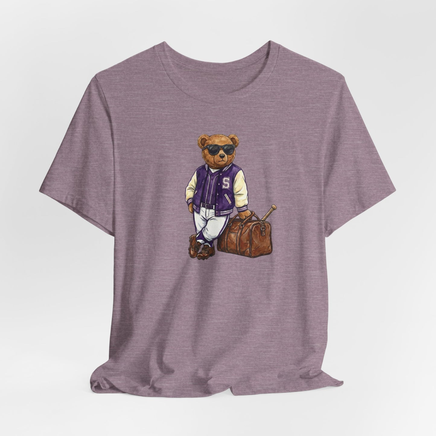 Purple Travel Bear T-Shirt