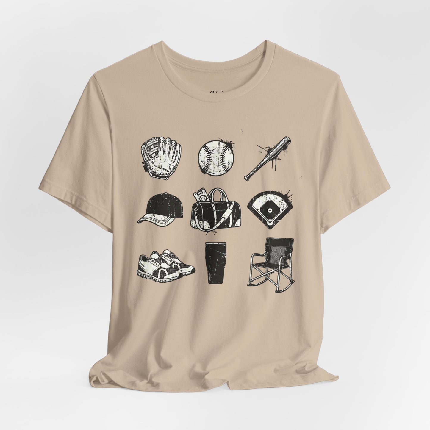 Baseball Grunge Icons T-shirt