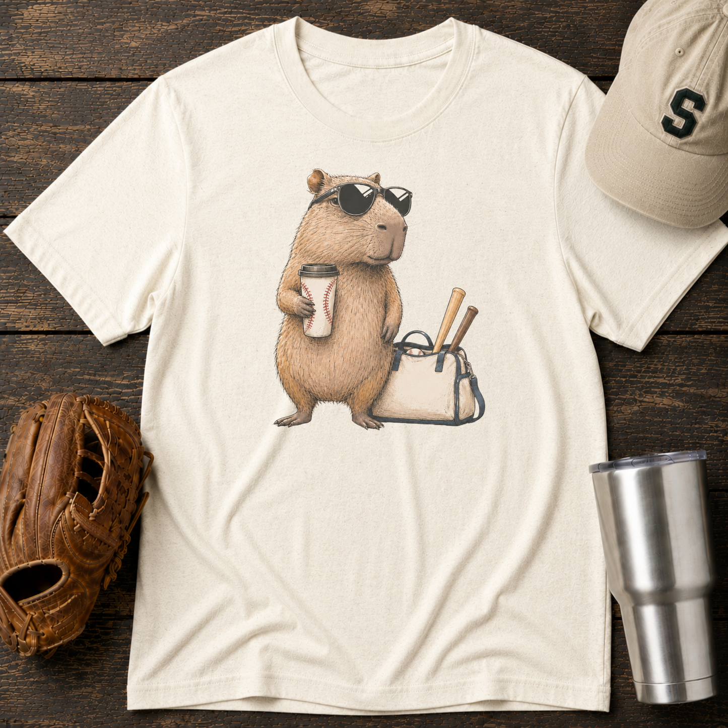 Capybara Game Day T-Shirt