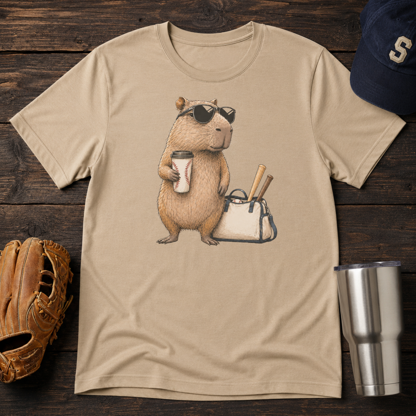 Capybara Game Day T-Shirt