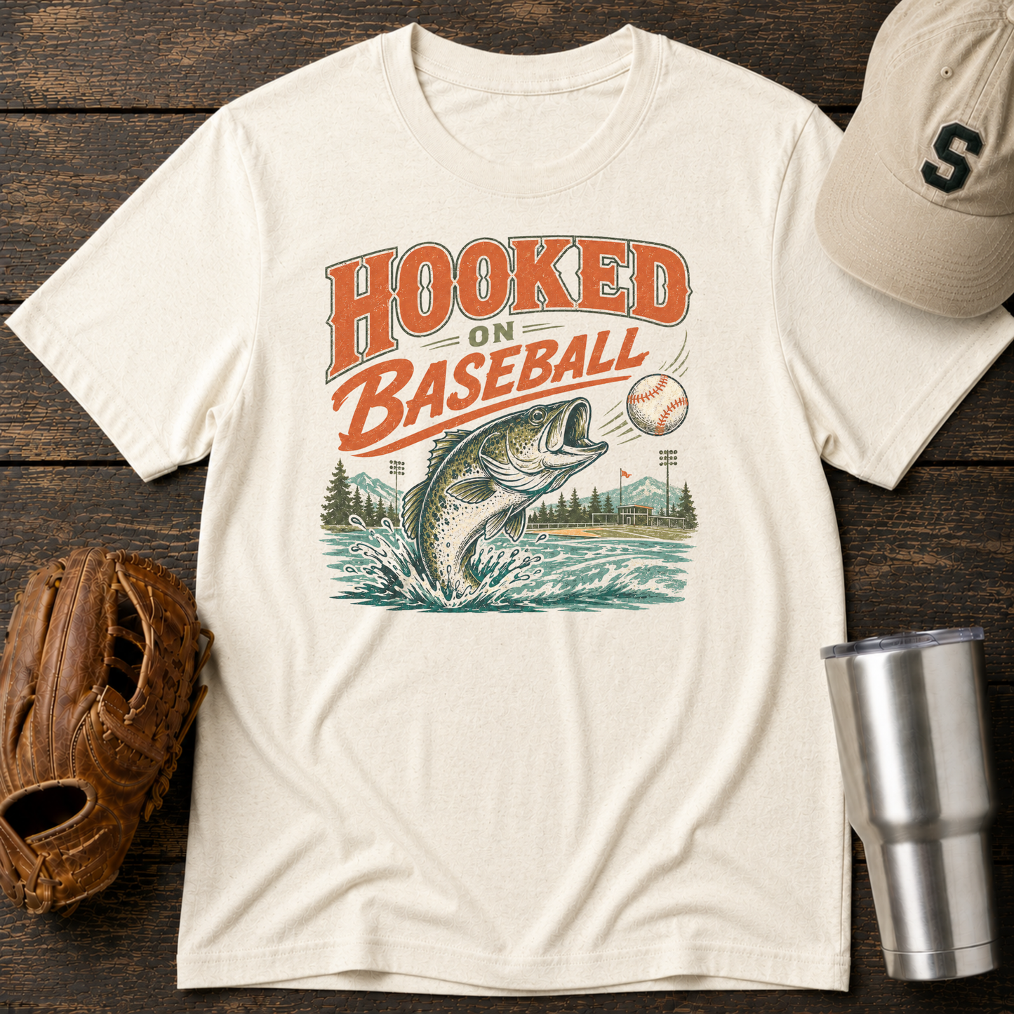 Hooked on Baseball T-Shirt
