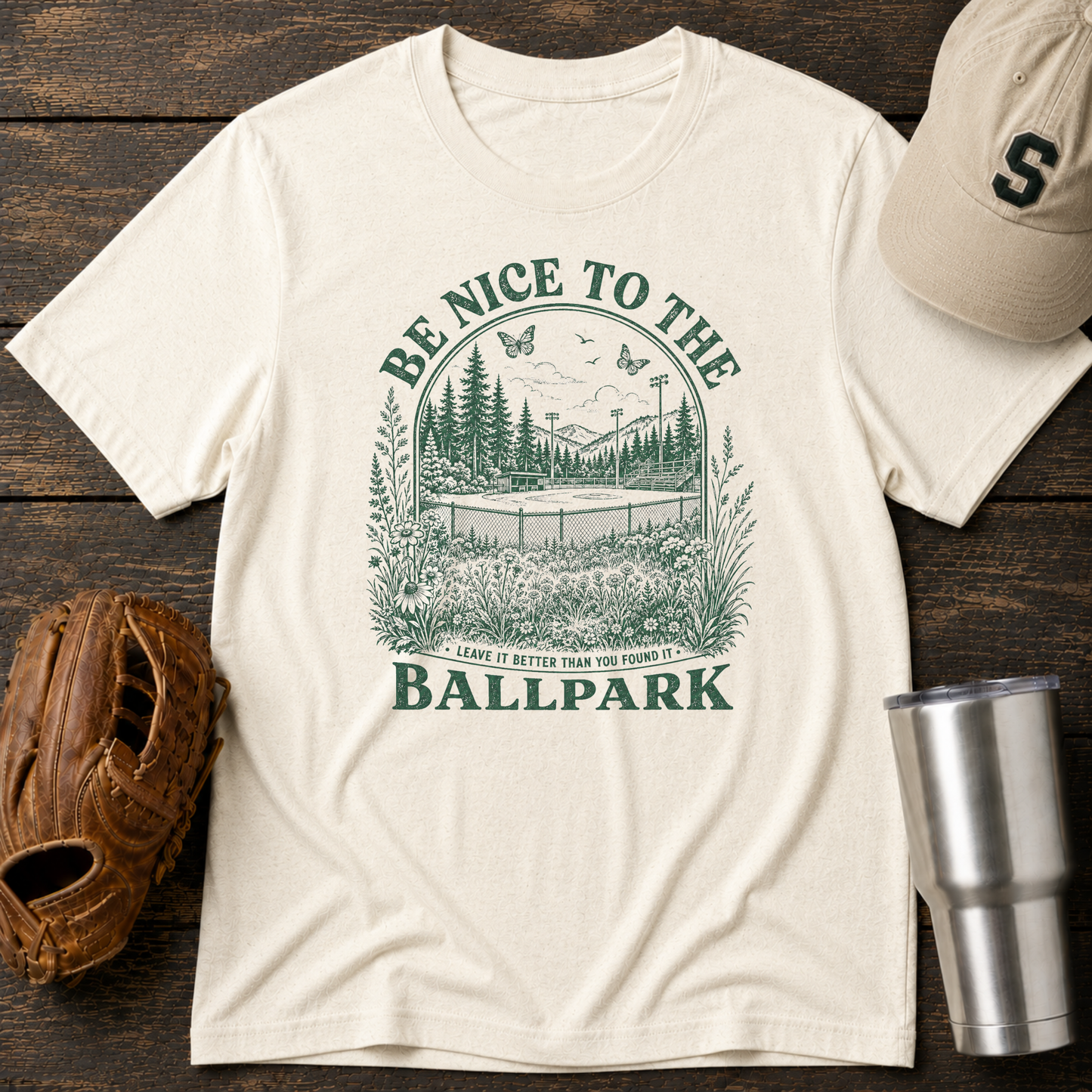 Be Nice to the Ballpark T-Shirt
