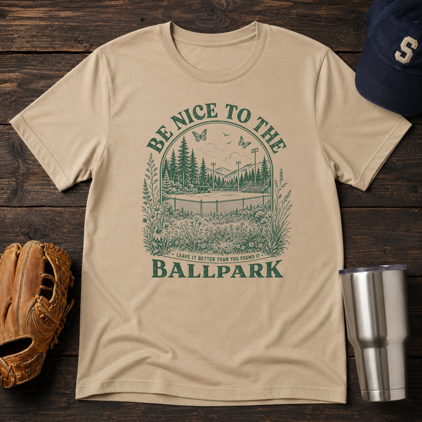 Be Nice to the Ballpark T-Shirt