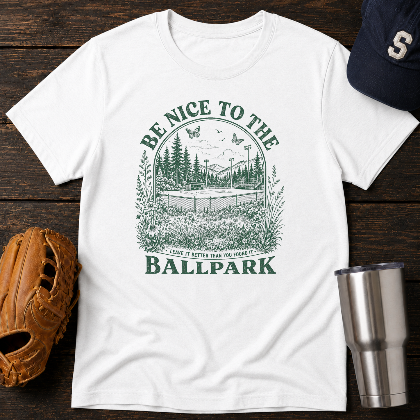 Be Nice to the Ballpark T-Shirt