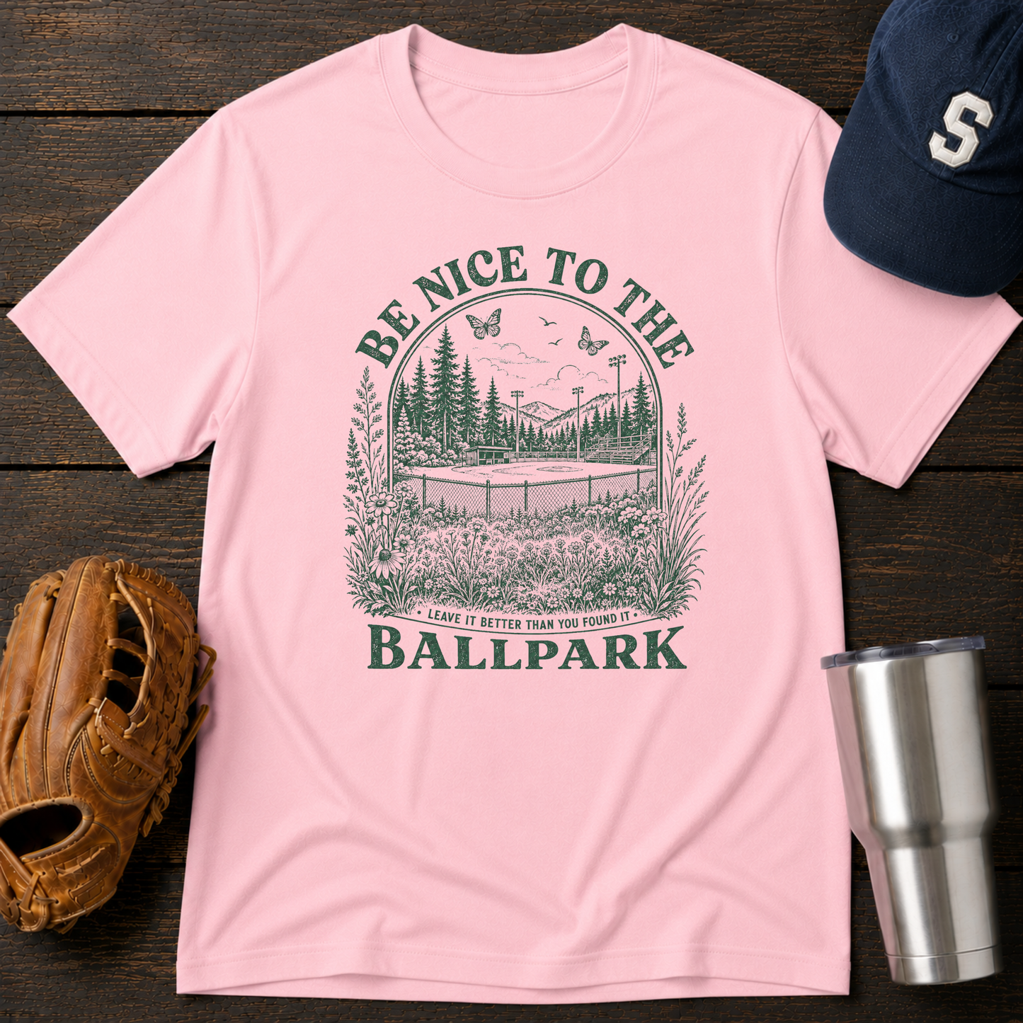 Be Nice to the Ballpark T-Shirt