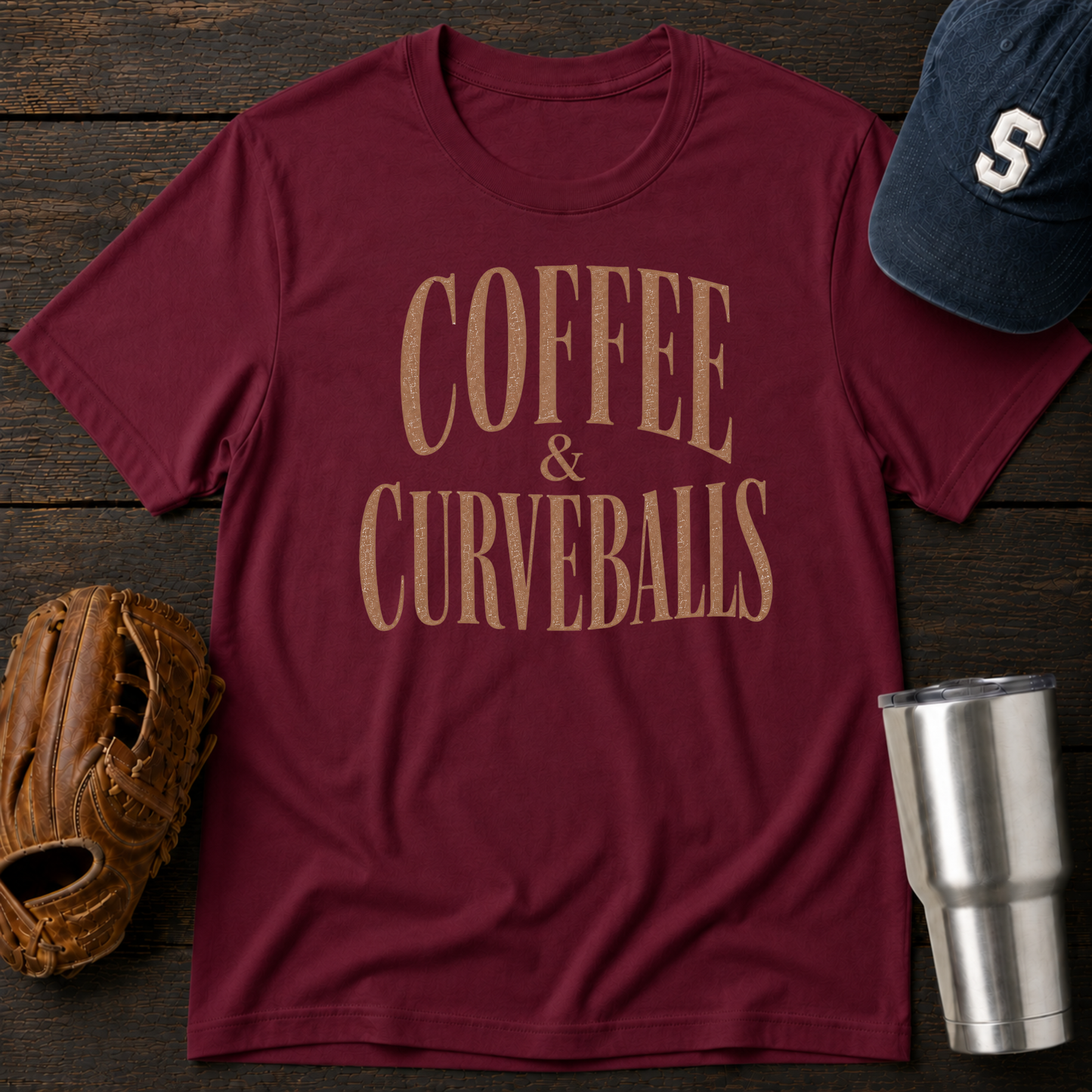 Coffee & Curveballs T-Shirt