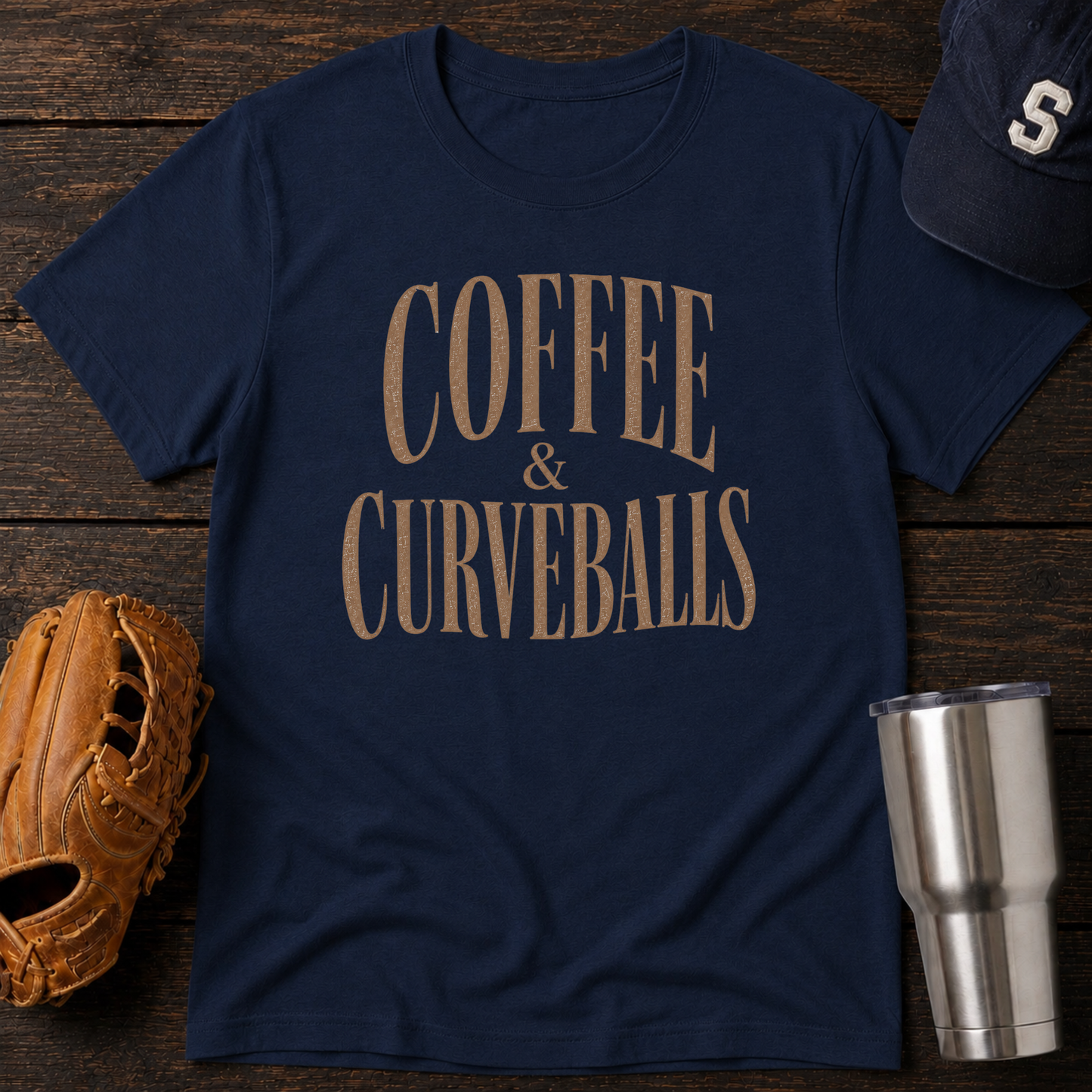 Coffee & Curveballs T-Shirt