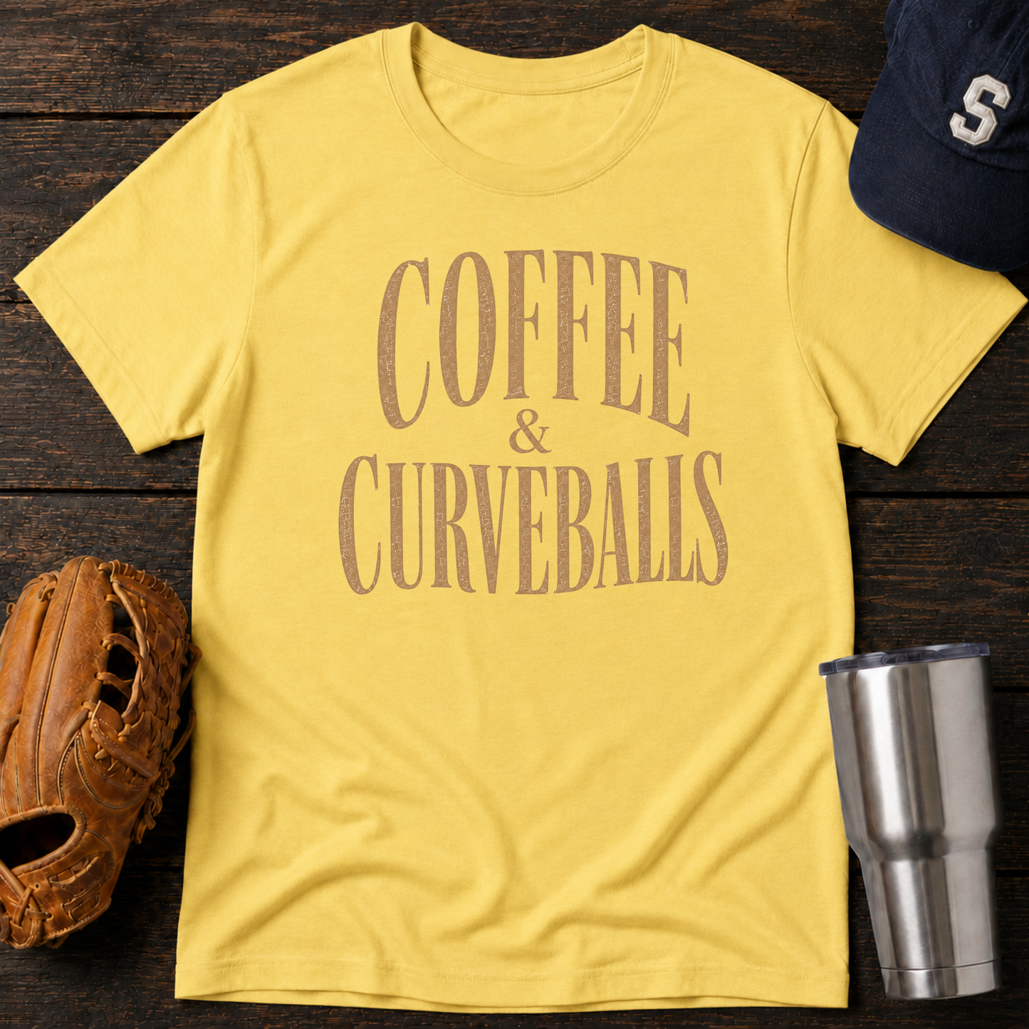 Coffee & Curveballs T-Shirt