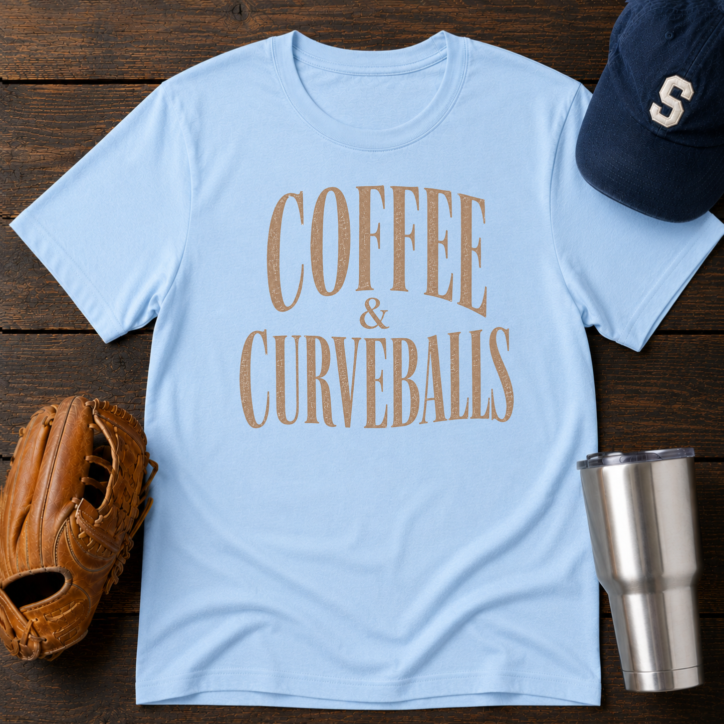 Coffee & Curveballs T-Shirt