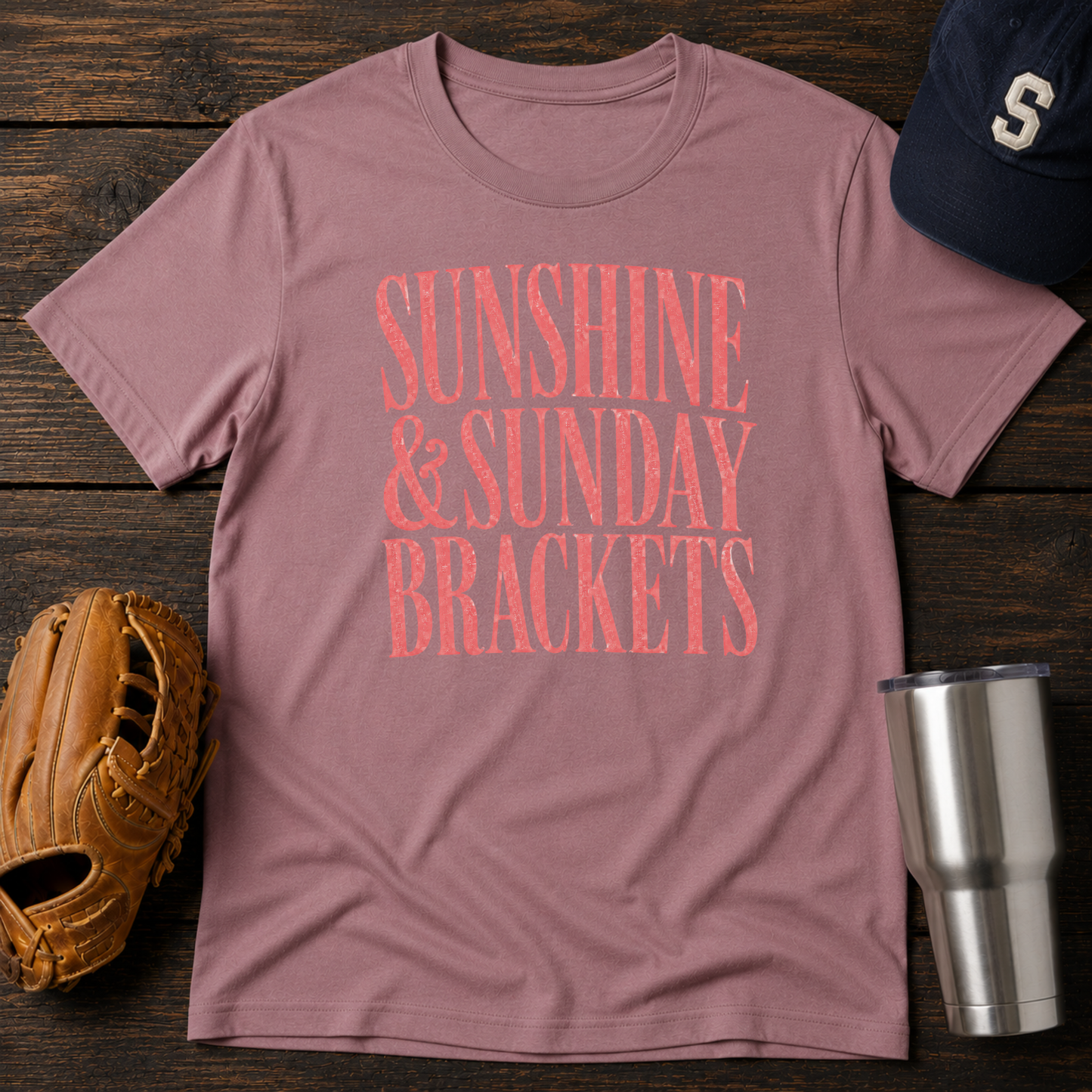 Sunshine & Sunday Brackets T-Shirt