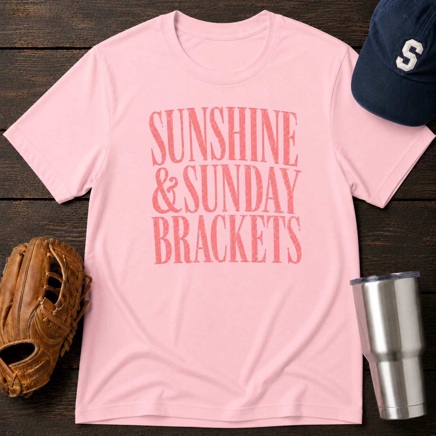 Sunshine & Sunday Brackets T-Shirt