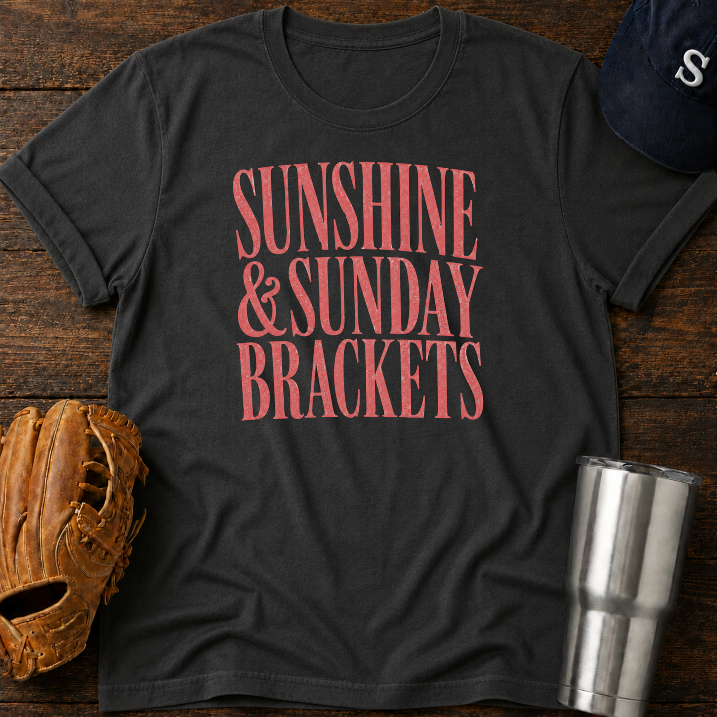 Sunshine & Sunday Brackets T-Shirt