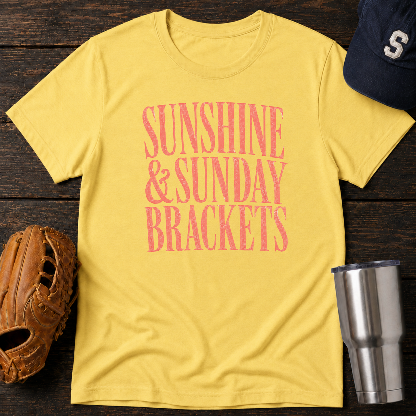Sunshine & Sunday Brackets T-Shirt