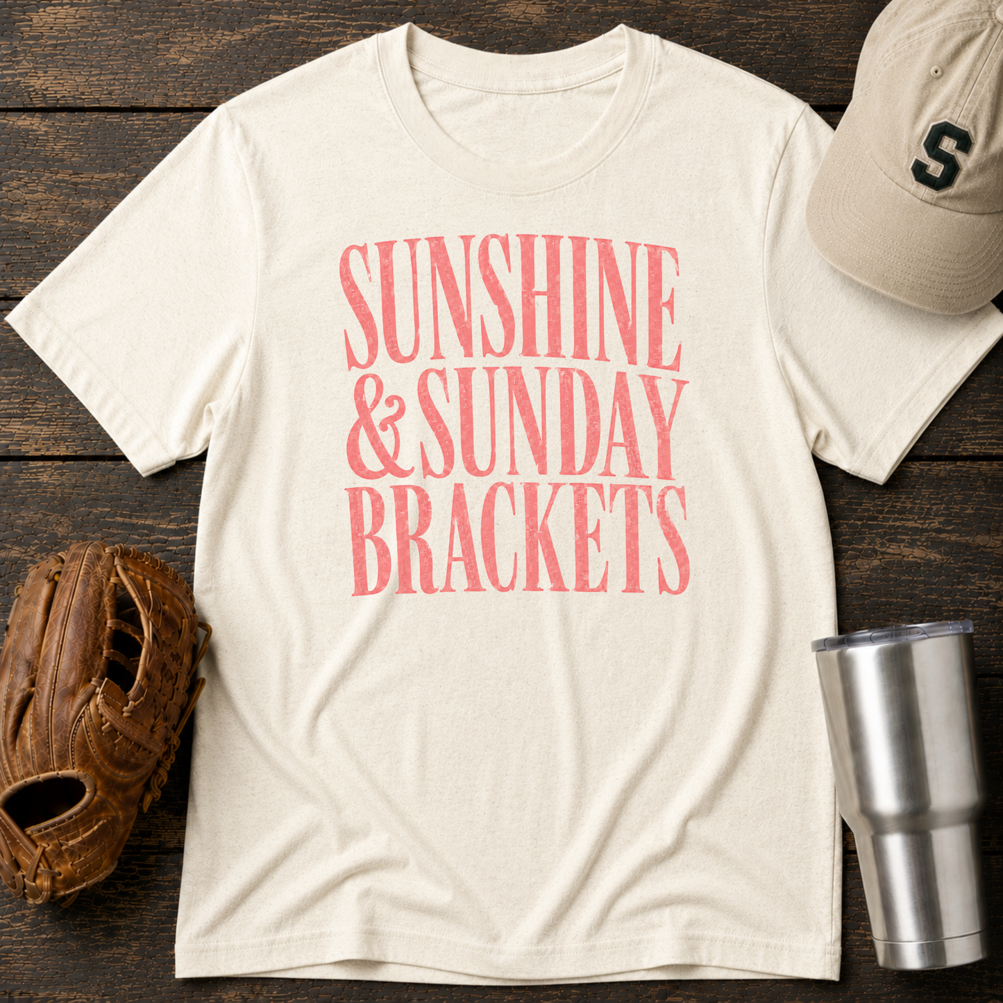 Sunshine & Sunday Brackets T-Shirt