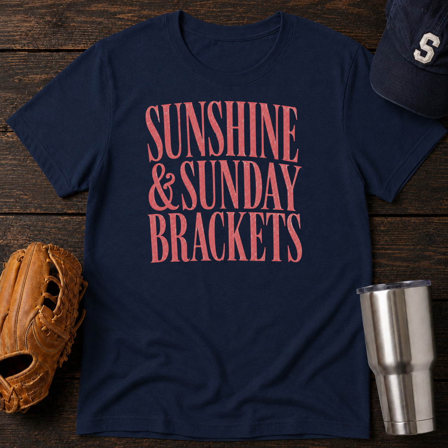 Sunshine & Sunday Brackets T-Shirt