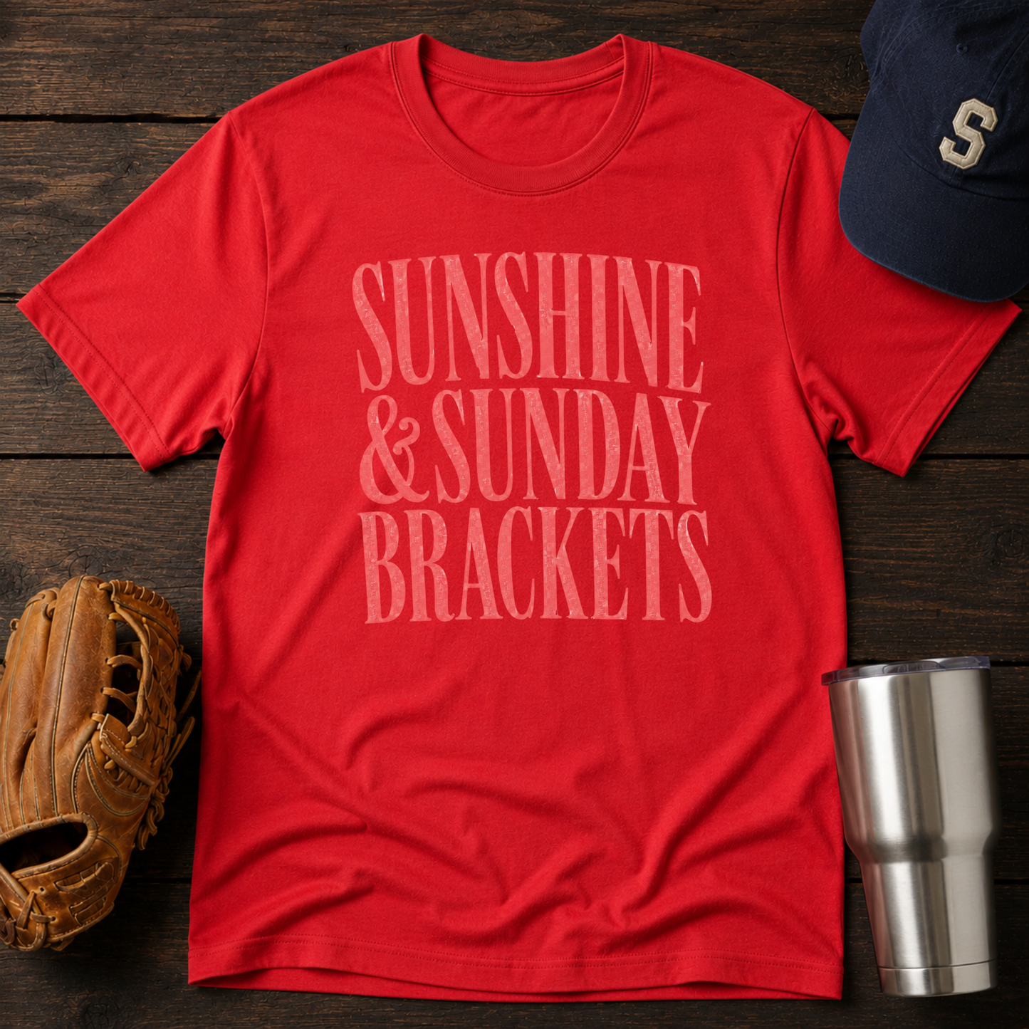 Sunshine & Sunday Brackets T-Shirt
