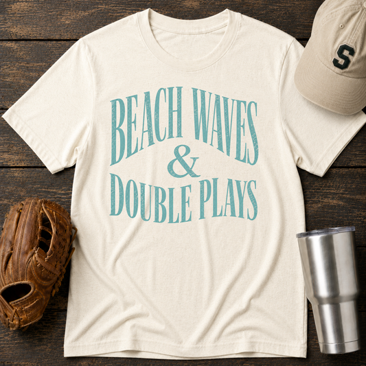 Beach Waves & Double Plays  T-Shirt