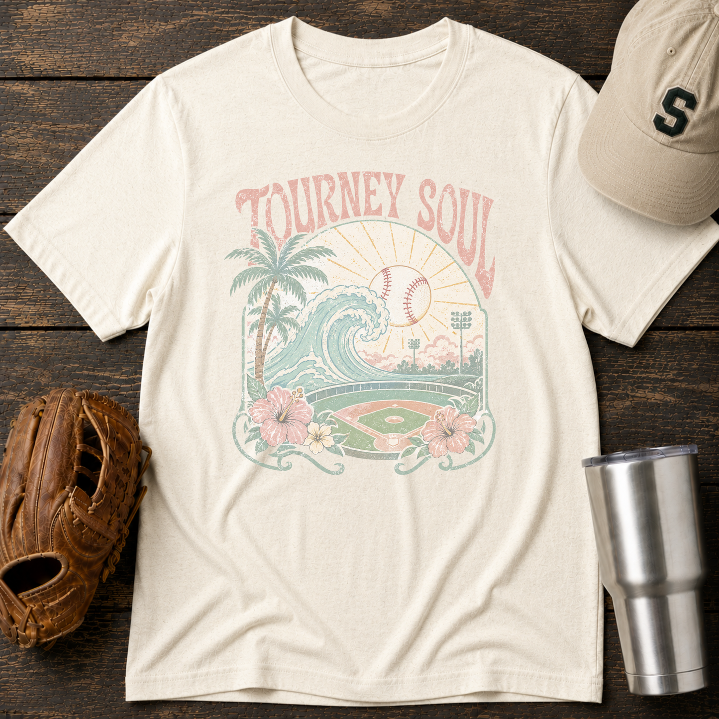 Tourney Soul Beach  T-Shirt