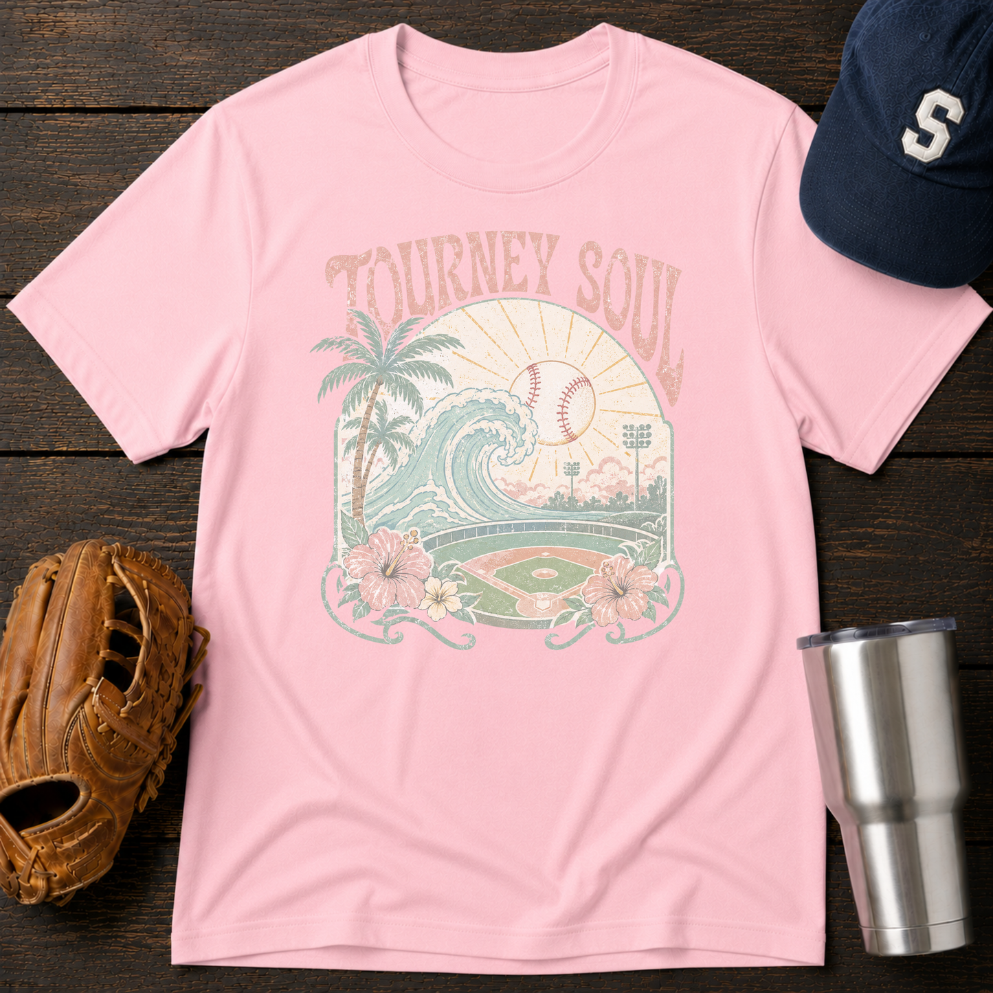 Tourney Soul Beach  T-Shirt