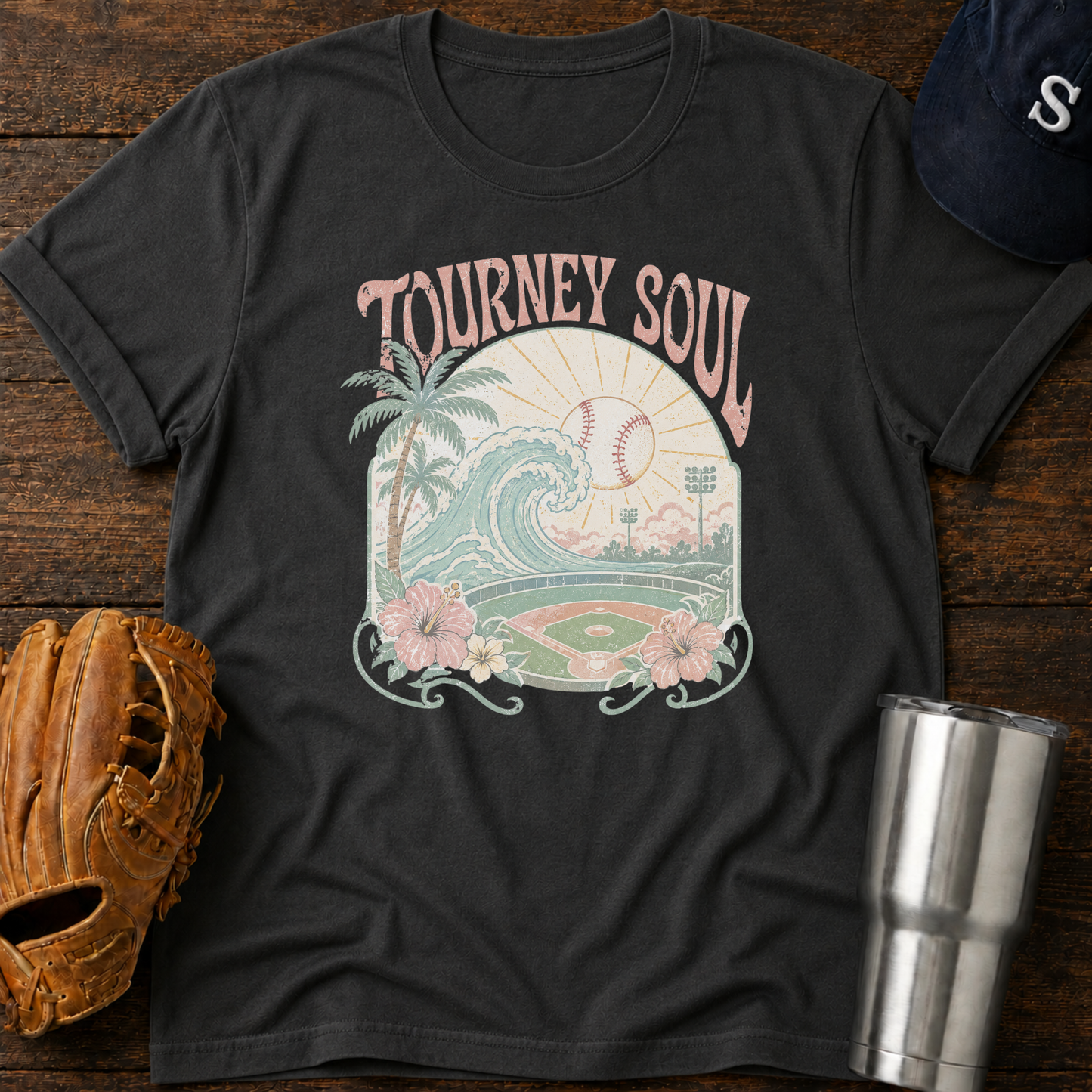 Tourney Soul Beach  T-Shirt