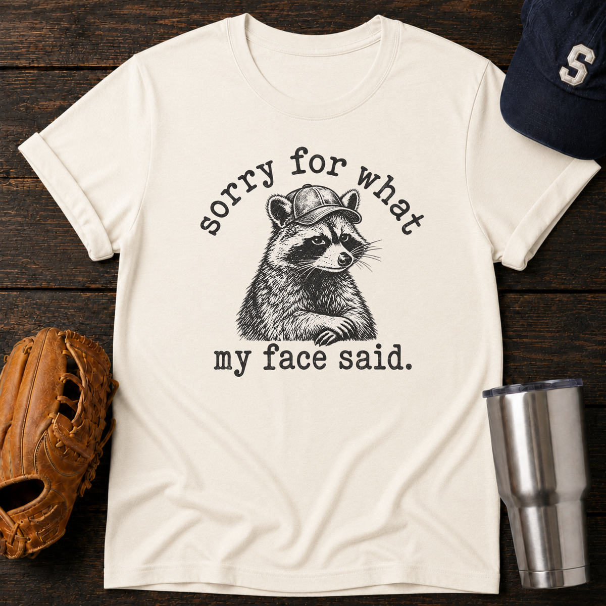 Sorry Raccoon T-Shirt