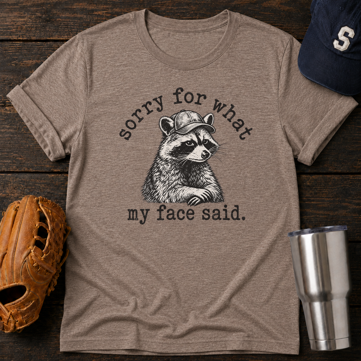 Sorry Raccoon T-Shirt