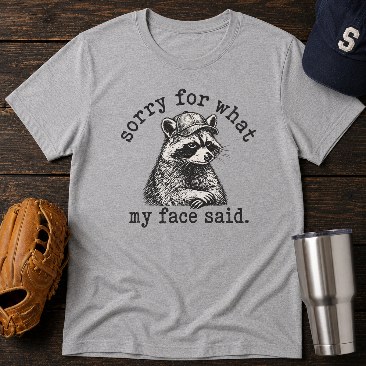 Sorry Raccoon T-Shirt
