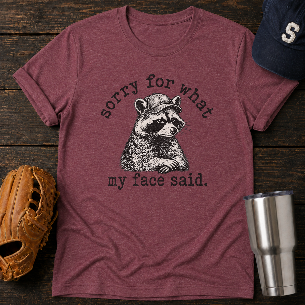 Sorry Raccoon T-Shirt