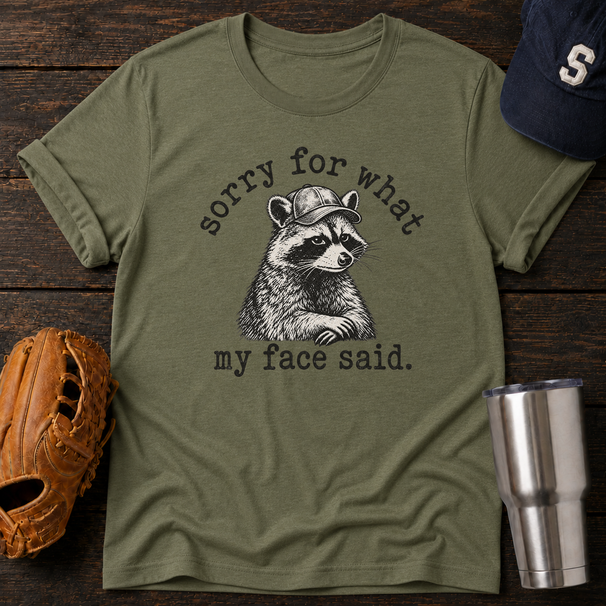 Sorry Raccoon T-Shirt