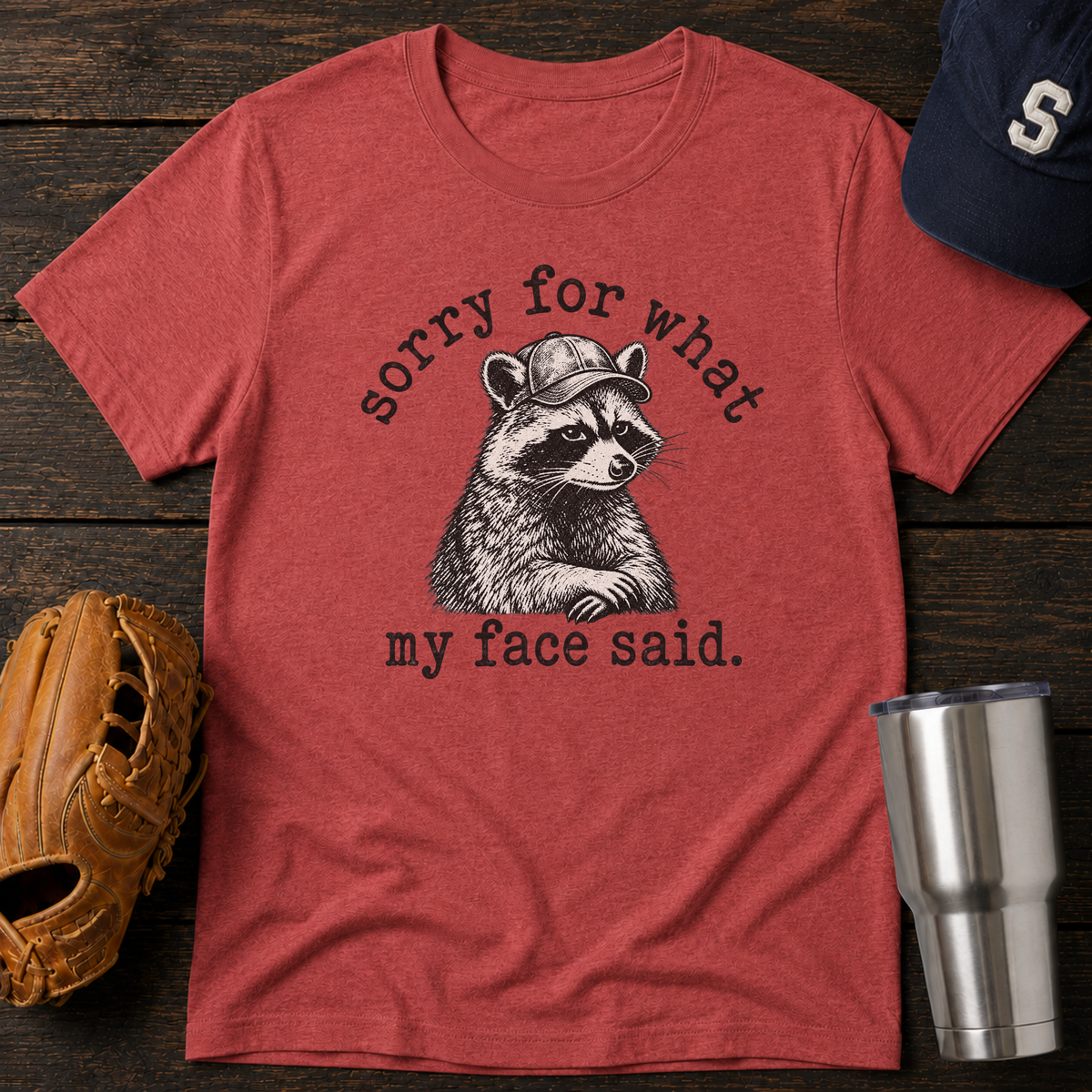 Sorry Raccoon T-Shirt