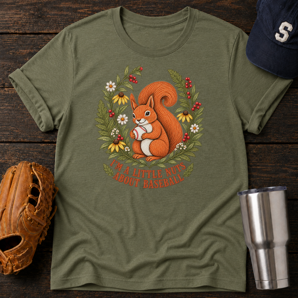 Nuts About Baseball T-Shirt